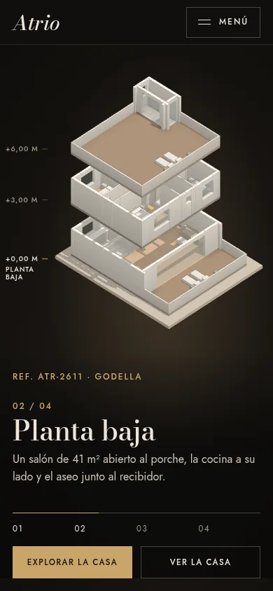 PLANO screenshot: Home on mobile